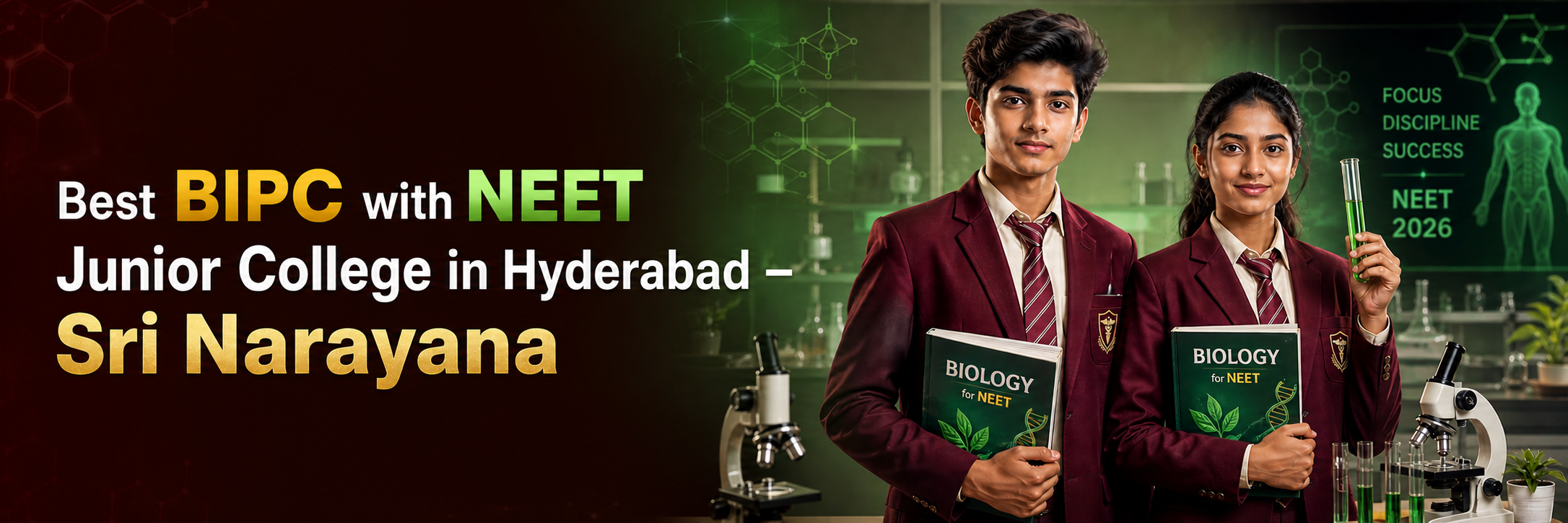 Best BiPC with NEET Junior College in Hyderabad